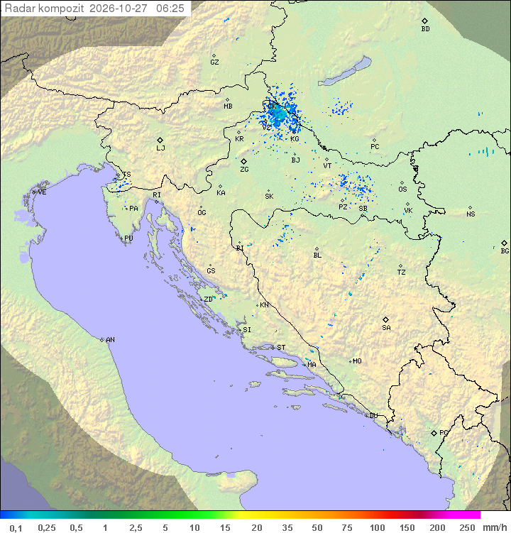 Padavine Hrvaška