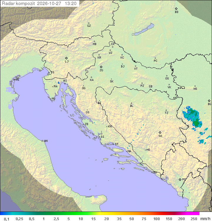 Padavine Hrvaška