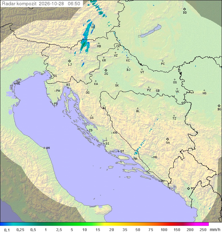 Padavine Hrvaška