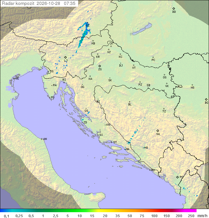 Padavine Hrvaška