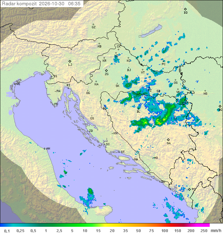 Padavine Hrvaška