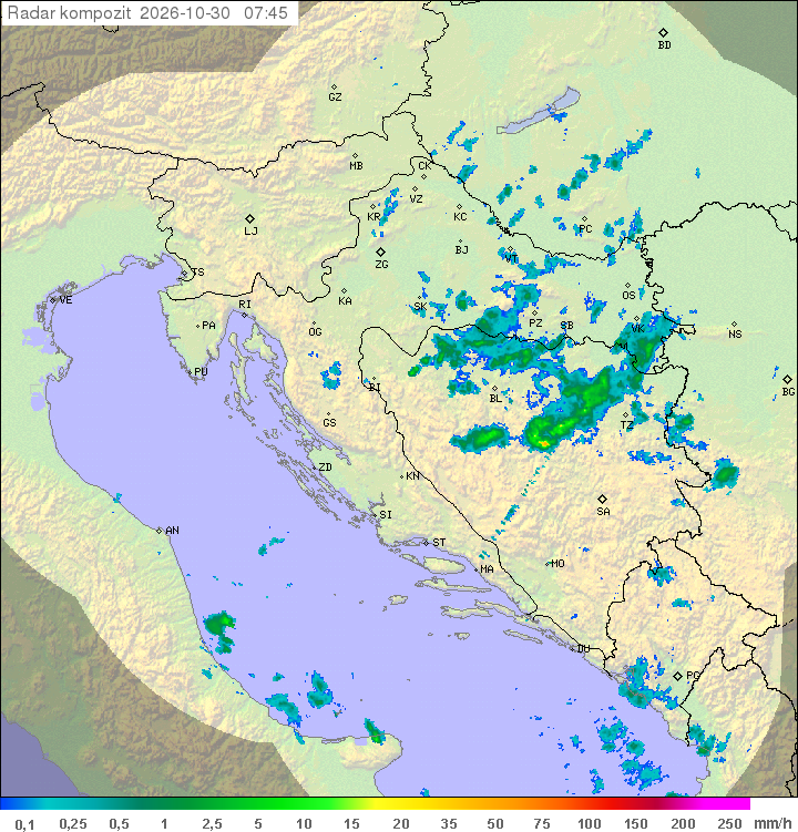 Padavine Hrvaška