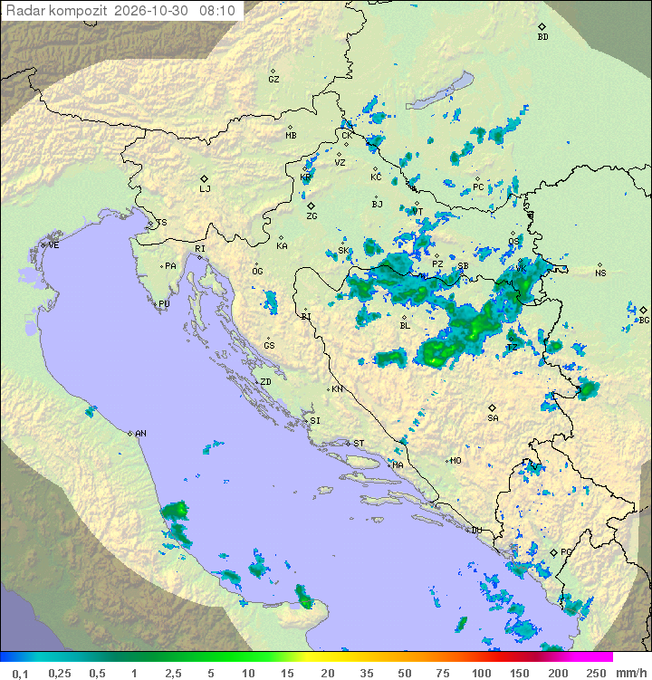Padavine Hrvaška