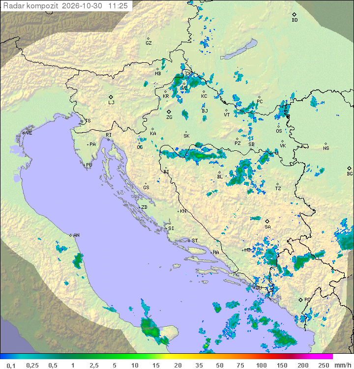 Padavine Hrvaška