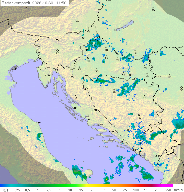 Padavine Hrvaška