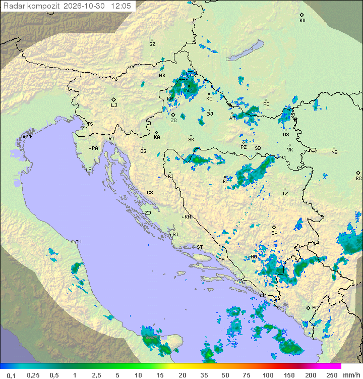 Padavine Hrvaška