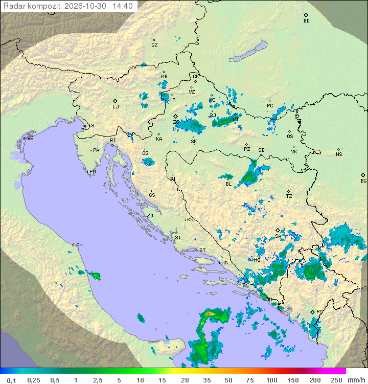 Padavine Hrvaška