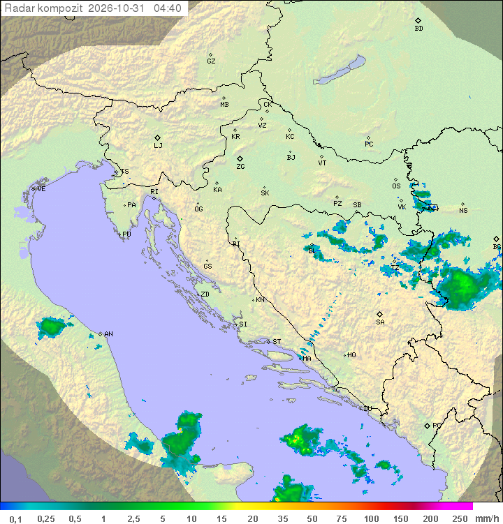 Padavine Hrvaška