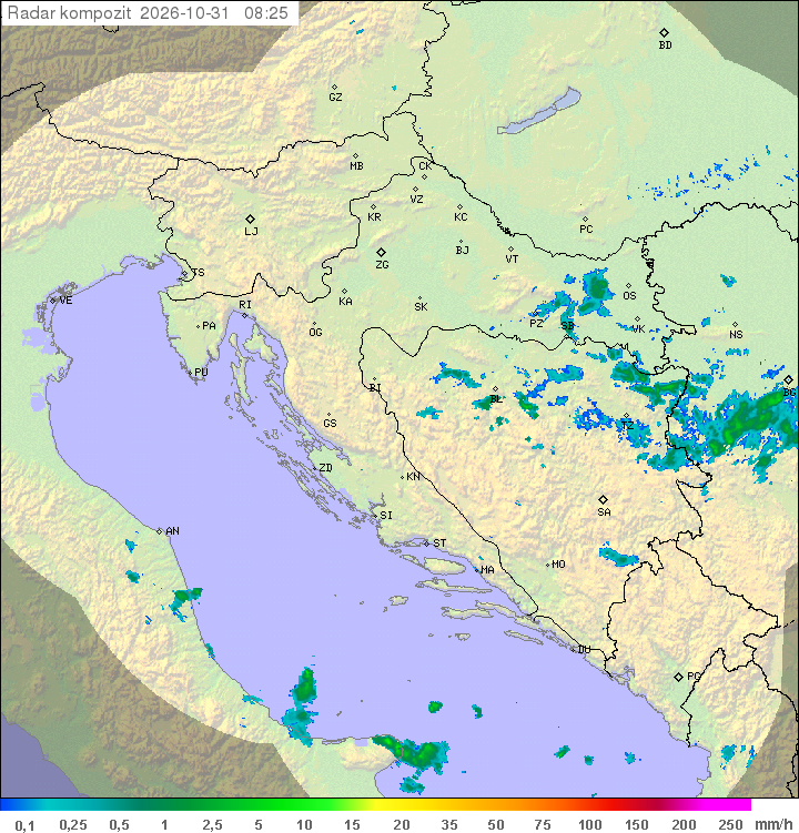 Padavine Hrvaška