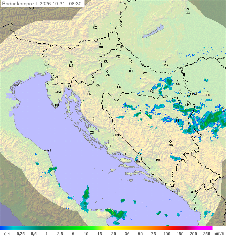 Padavine Hrvaška